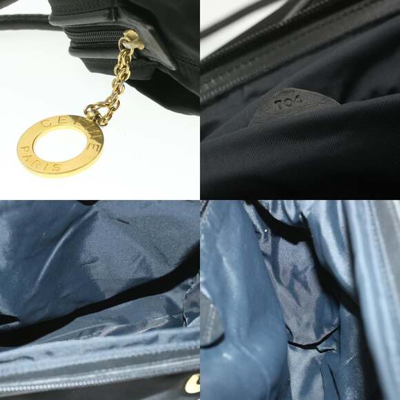 CELINE Nylon Tote Bag Black - Picture 11 of 12